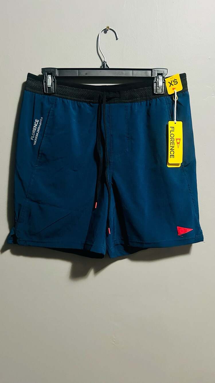 Florence Airtex Short Size XS Blue Athletic Drawstring. Pc 155